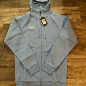 NWT Under Armour men’s Light Blue Hoodie small
